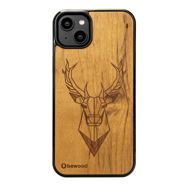 Bewood Case for iPhone 15 Plus 6.7\" Deer Imbuia