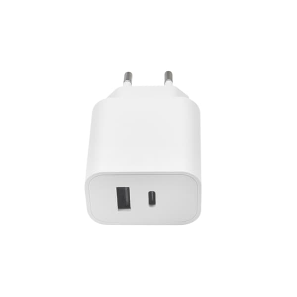 Maxlife MXTC-06 PD QC laddare 1x USB-C 1x USB 30W vit vit