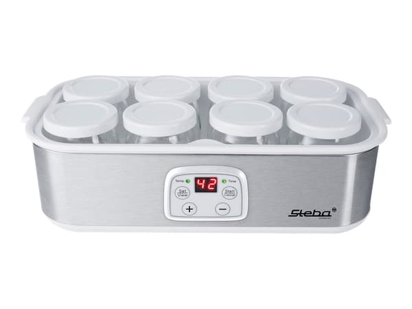 Steba JM 3 Yoghurtmaskine 30W Rustfrit stål/vit
