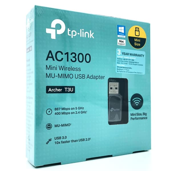 TP-Link Netvärksadapter SuperSpeed USB 3.0 1.2Gbps trådlös