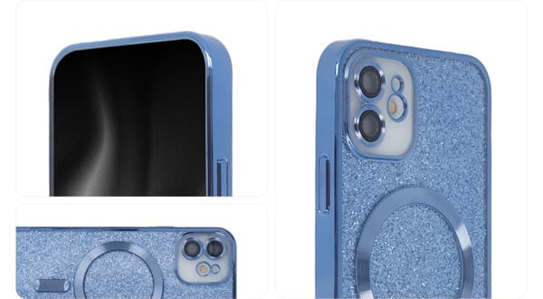 SparkleFlex Mag Fodral för iPhone 11 blå