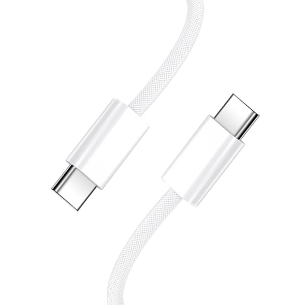 BWOO-kabel USB-C - USB-C 1m 60W för iPhone 15 BO-X284 vit