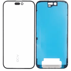 3 i 1 (glas med förmonterad OCA + ram) för iPhone 16 Plus (OCA Master)