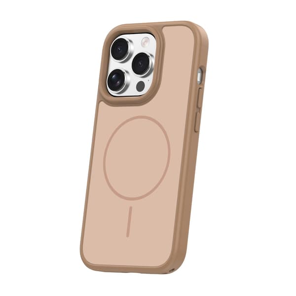 Frame Thin Mag skal för iPhone 14 Pro brun
