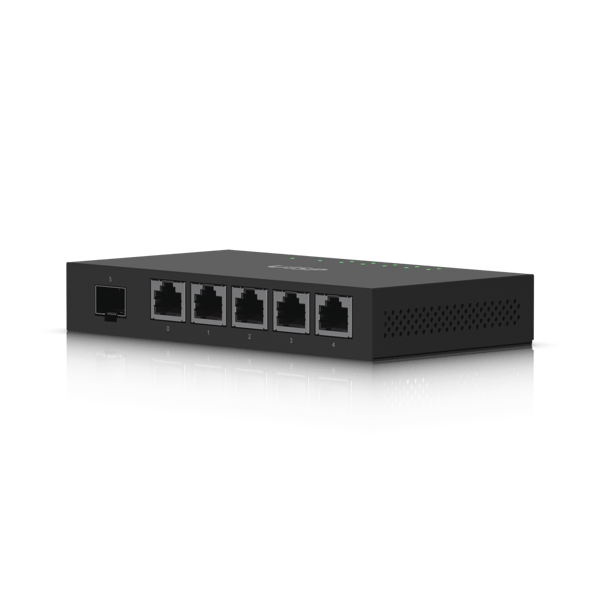Ubiquiti EdgeRouter X SFP Router 5-portars switch Kabelage