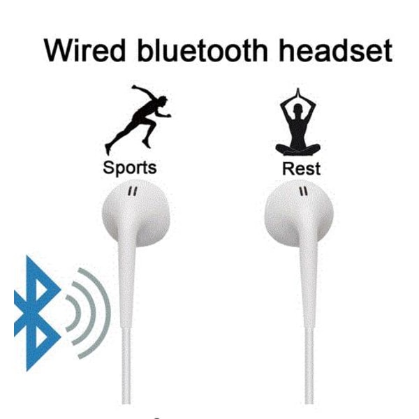 bluetooth hörlurar för iphone Svart färg