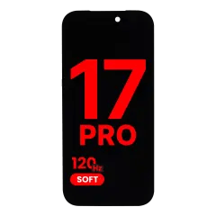 OLED-enhet kompatibel med iPhone 17 Pro (Eftermarknad Plus: Mjuk) (120HZ)