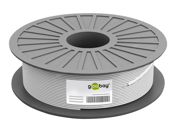 goobay CAT 6 SFTP, PiMF 100m Bulkkabel Grå grå