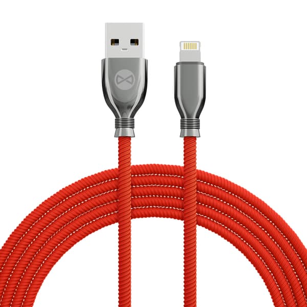 Forever Tornado-kabel USB - Lightning 1,0 m 3A röd röd