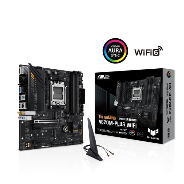 ASUS TUF GAMING A620M-PLUS WIFI Micro-ATX Socket AM5 AMD A620