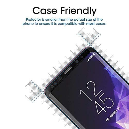 2 st härdat glas för samsung s9 plus Transparent
