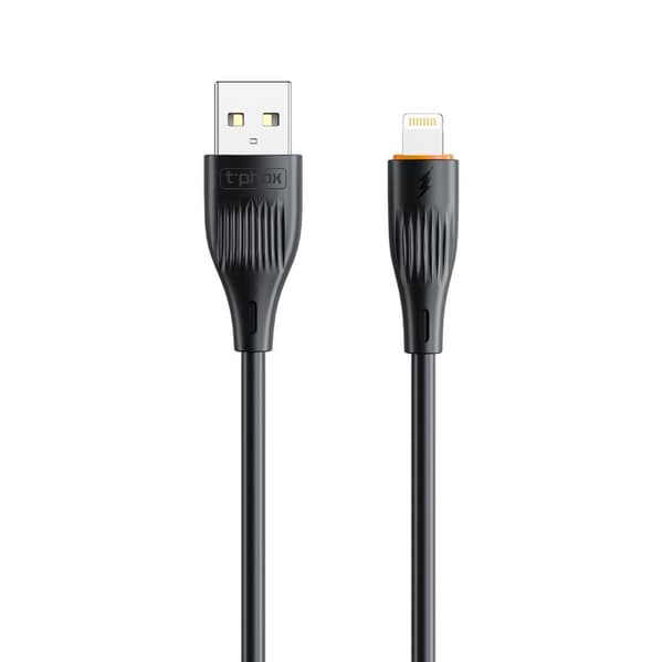 T-PHOX kabel X-LITE LIGHTNING svart 1M 3A svart
