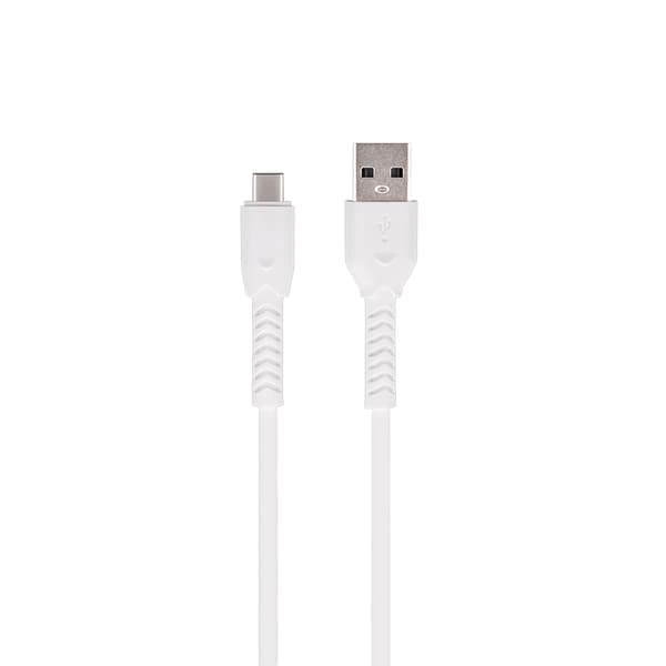 Maxlife MXUC-04-kabel USB - USB-C 1,0 m 3A vit