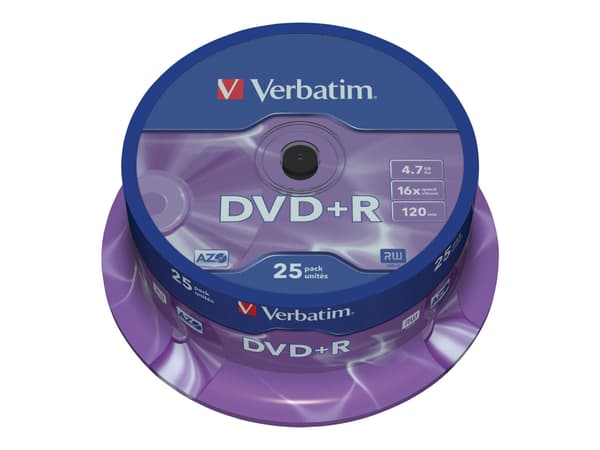 Verbatim DataLife 25x DVD+R 4.7GB