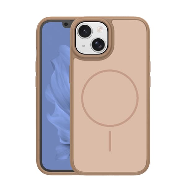 Frame Thin Mag-skal till iPhone 13 6,1\" brun