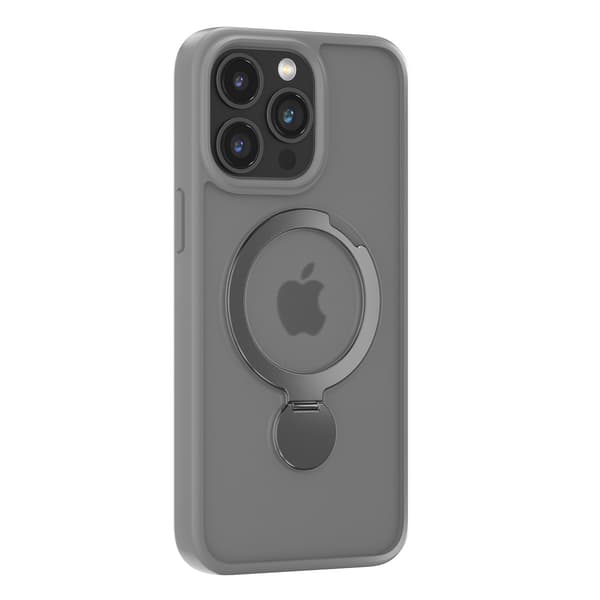 Comma fodral Joy Shark Mag för iPhone 15 Plus grå