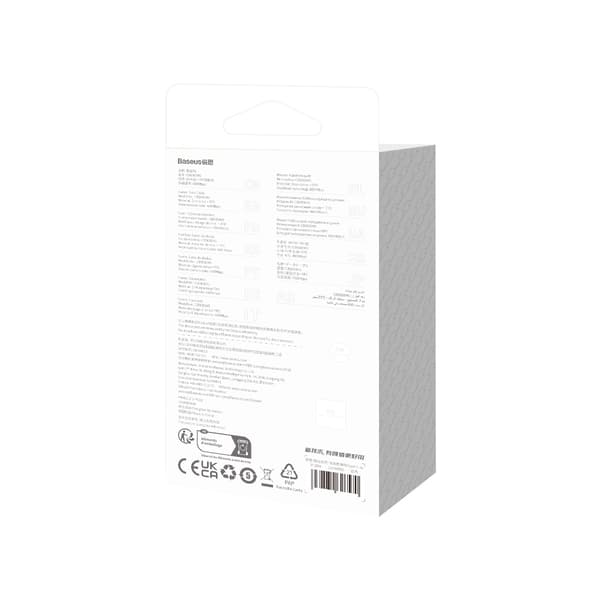 Baseus kabel CoolPlay USB-C - Lightning 2m 20W vit vit
