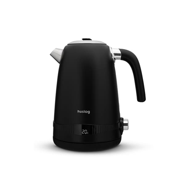 Huslog retro kettle with temperature control black 1.7L 2200W