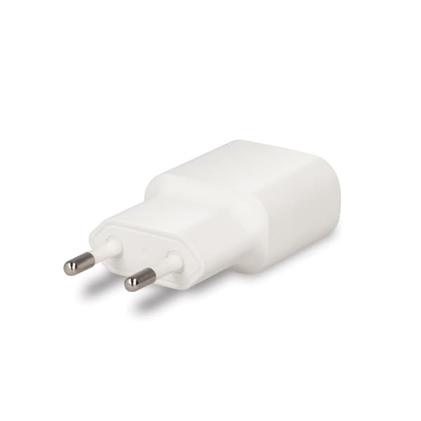 Forever TC-01 laddare 1x USB 1A vit + Lightning-kabel