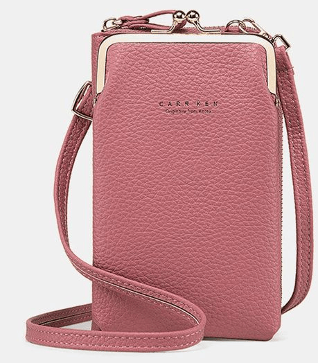 Elegant crossbody-mobiltelefonväskor|rosa rosa