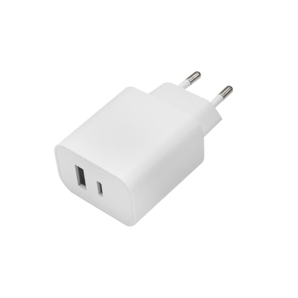 Maxlife MXTC-06 PD QC laddare 1x USB-C 1x USB 30W vit vit