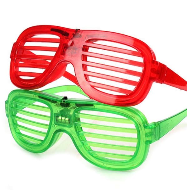 LED GLOWING GLASSES RED