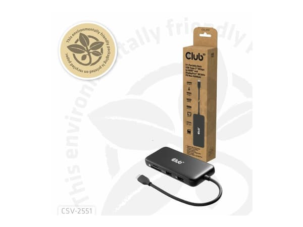 Club 3D 8-in-1 USB-C Dockingstation