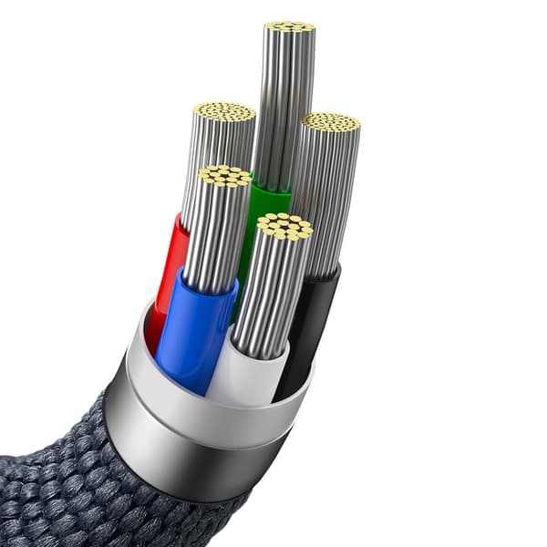 Baseus kabel Crystal Shine USB-C - Lightning 1,2 m 20W svart svart