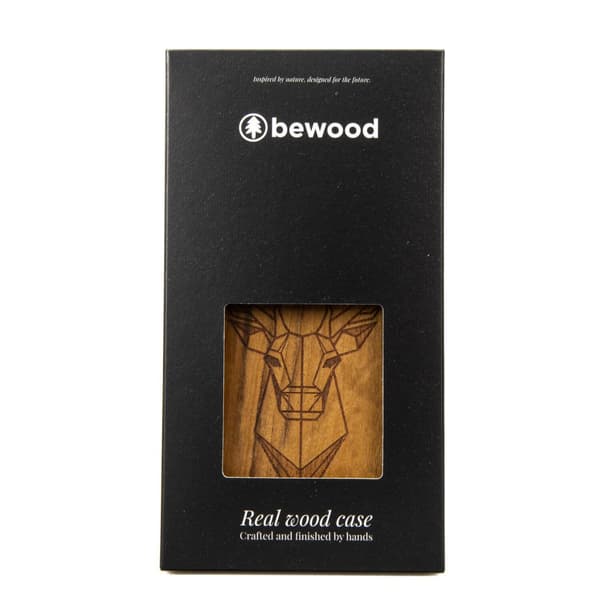 Bewood Case for iPhone 15 Plus 6.7\" Deer Imbuia