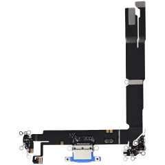 Laddningsport Flexkabel för iPhone 16 Plus (Begagnad OEM-dragning) (Ultramarin)