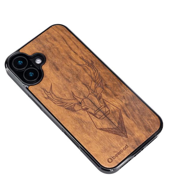 Bewood case for iPhone 16 Plus 6.7\" Deer Imbuia