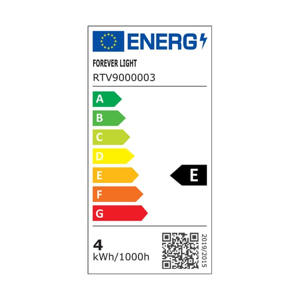 Forever Light LED-lampa E27 A55 4W 480lm 6000K klass E