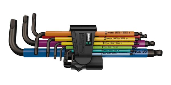 Wera 950/9 Hex-Plus L-nöglesät 9 Dele