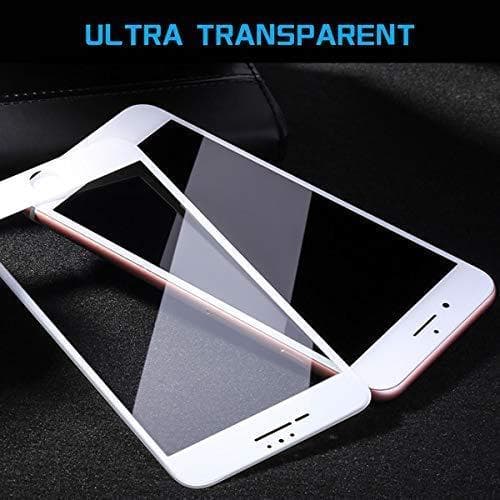 2 st häradad glas för iphone 7/8 plus vit Transparent