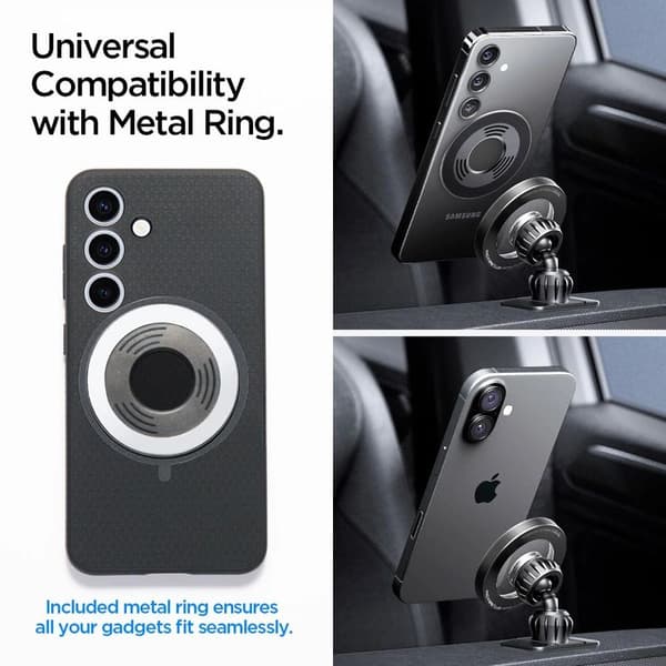 SPIGEN MFT13 MAGNETISK MAGSAFE DASHBOARD & VENT BILFÄSTE svart