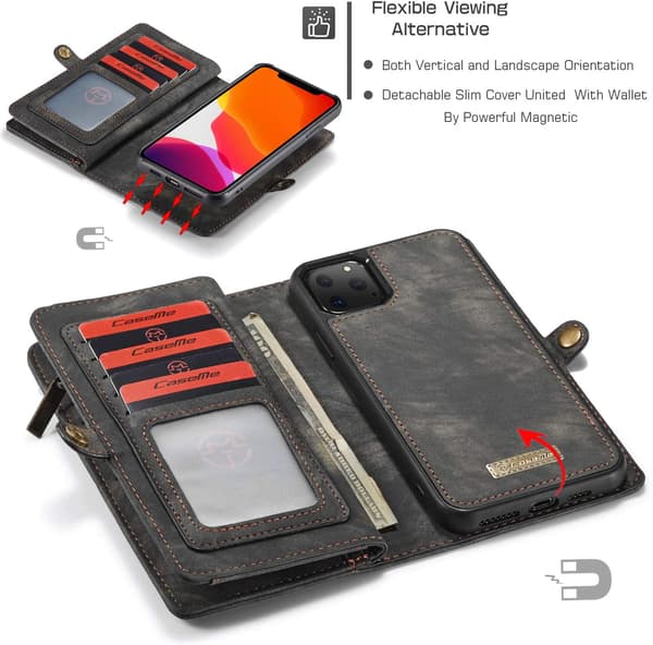 caseme 008 för iphone 7/8/SE2|mörk