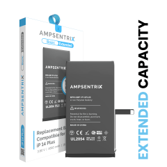 Ersättningsbatteri för iPhone 14 Plus (AmpSentrix Basic Extended)