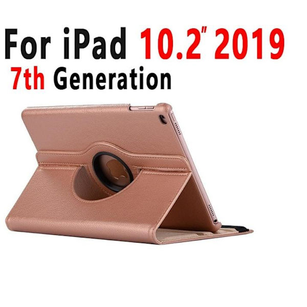 360"fodral för ipad 7 (2019) 10,2"|rosa