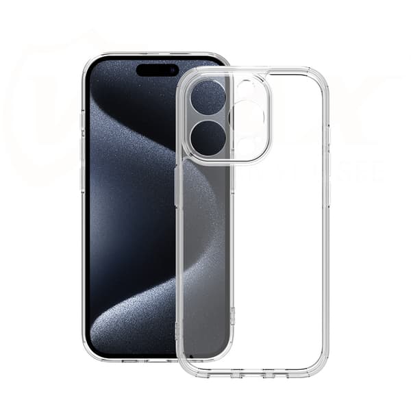 Vmax härdat glas 2,5D Normalt klart glas för iPhone 16 Plus 6,7\"