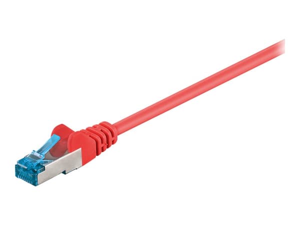 goobay CAT 6a SFTP, PiMF 25cm Netvärkskabel röd röd