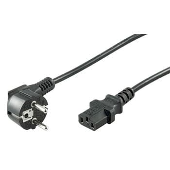 Goobay Strömkabel 3 m – Svart