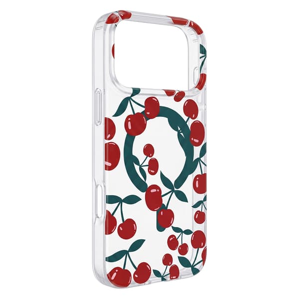 Cherry Mag skal för iPhone 14 Pro transparent