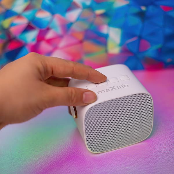 Maxlife Bluetooth karaoke högtalare MXKS-100 vit blå