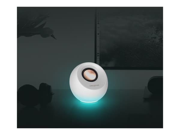 Creative Pebble Pro 2.0-kanal Höjttalere vit