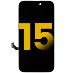OLED-enhet för iPhone 15 (renoverad)