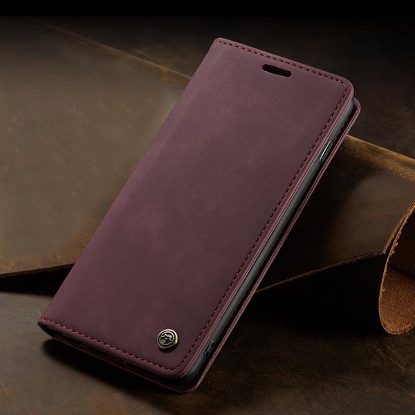 CaseMe 0013 Phone Case för Samsung S10 mörkbrun DarkBrown
