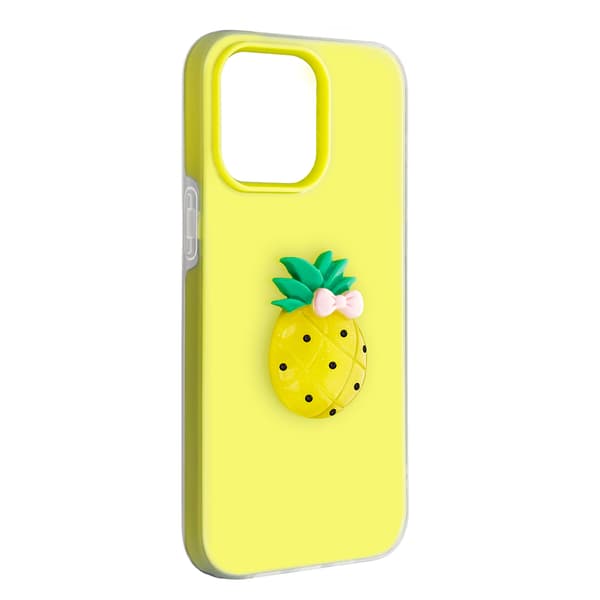 Frukt 2i1 skal för iPhone 11 gul