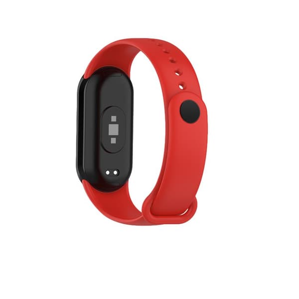 SILIKONREM MI BAND 8/M8 (6). RÖD