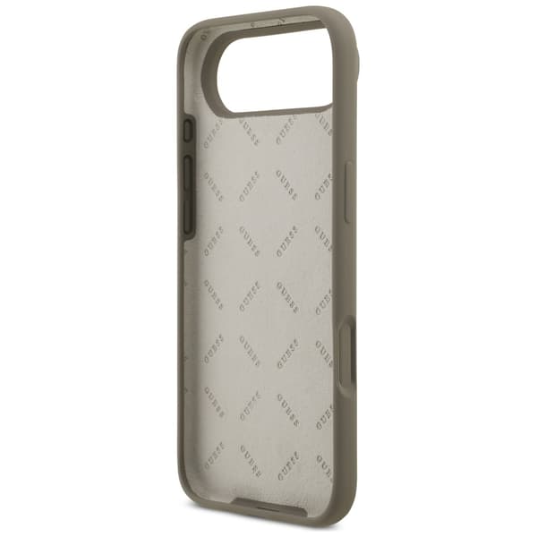 Guess Silicone Big 4G Script fodral för iPhone Air brun brun
