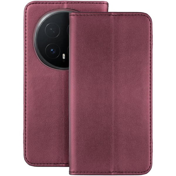 Smart magnetfodral för Honor Magic 8 Pro vinröd röd